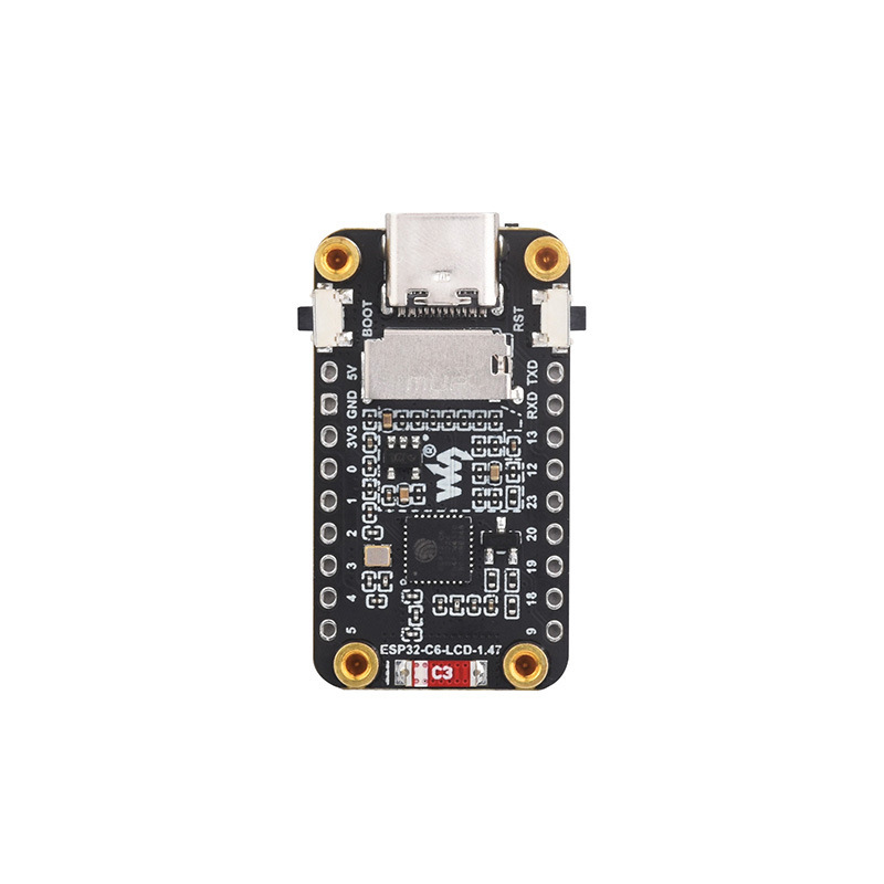 Esp32 C6 - ESP32-C6 1.47インチLCD開発ボード。262K色のRGBディスプレイを搭載し、Wi-Fi 6およびBluetooth 5に対応。