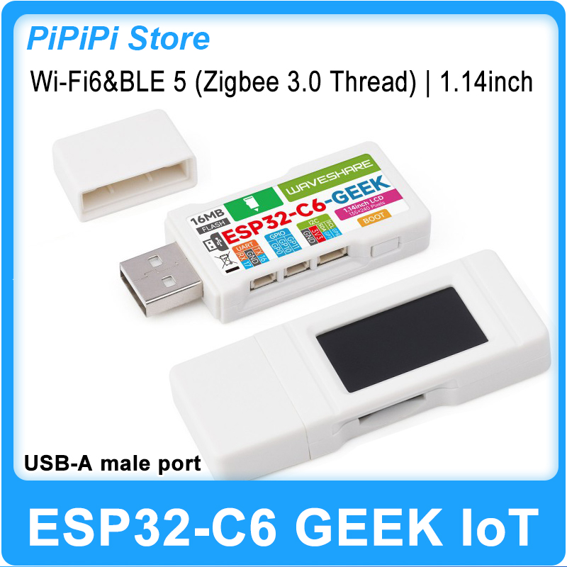 Esp32 C6 - ESP32-C6 GEEK開発ボード 1.14インチLCDスクリーン WiFi6 BLE5 IoT