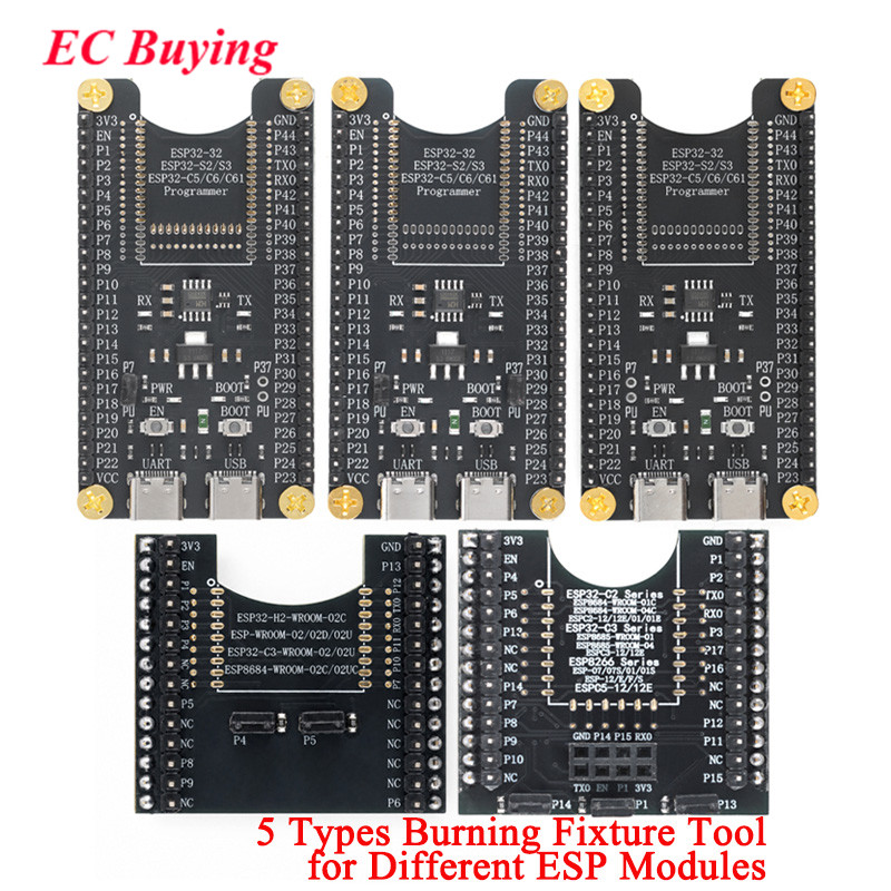Esp32 S2 - テストバーニングフィクスチャツール ESP32 ESP8266 ESP8684 ESP8685 ESP32-S3/S2/C6/C61/SOLO-32