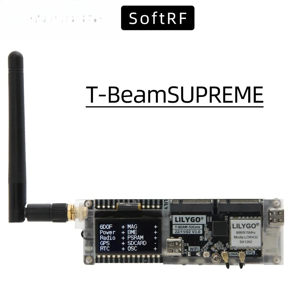 Esp32 Wifi Bluetooth Module - LILYGO SoftRF T-BeamSUPREME ESP32-S3開発ボード U-blox L76K