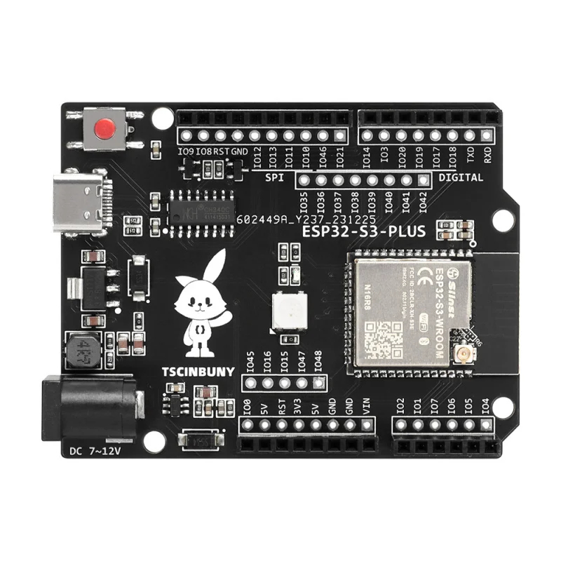 Esp32 Wifi Bluetooth Module - ESP32 S3コアボード搭載 WIFI Bluetooth制御マザーボード ESP32-S3 Plusモジュール開発ボード