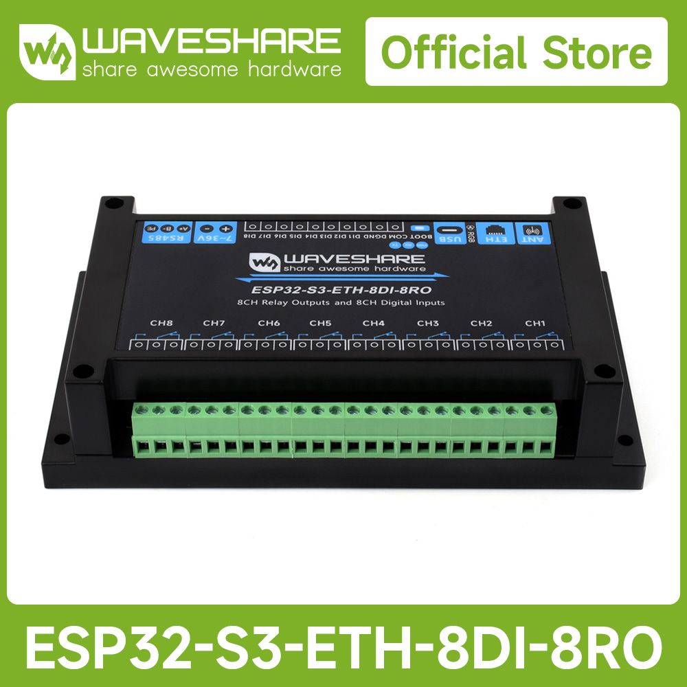 Waveshare 産業用 8 チャンネル ESP32-S3 - Esp32 Uart Module のレビューと価格