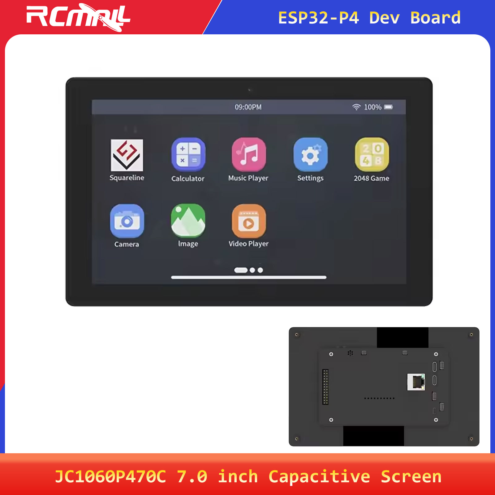 JC1060P470C 7.0インチ 1024x600 IP - Esp32 C6 のレビューと価格