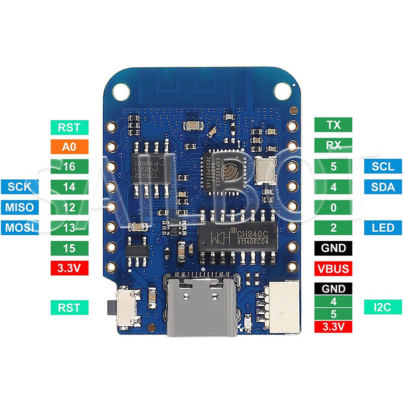 1-10 個 WeMos D1 ミニ ESP8266 WIF - Esp8266 Nodemcu のレビューと価格