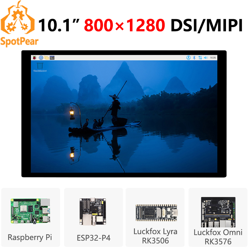 Raspberry pi-LCDタッチスクリーンディスプレイ - Esp32 P4 のレビューと価格