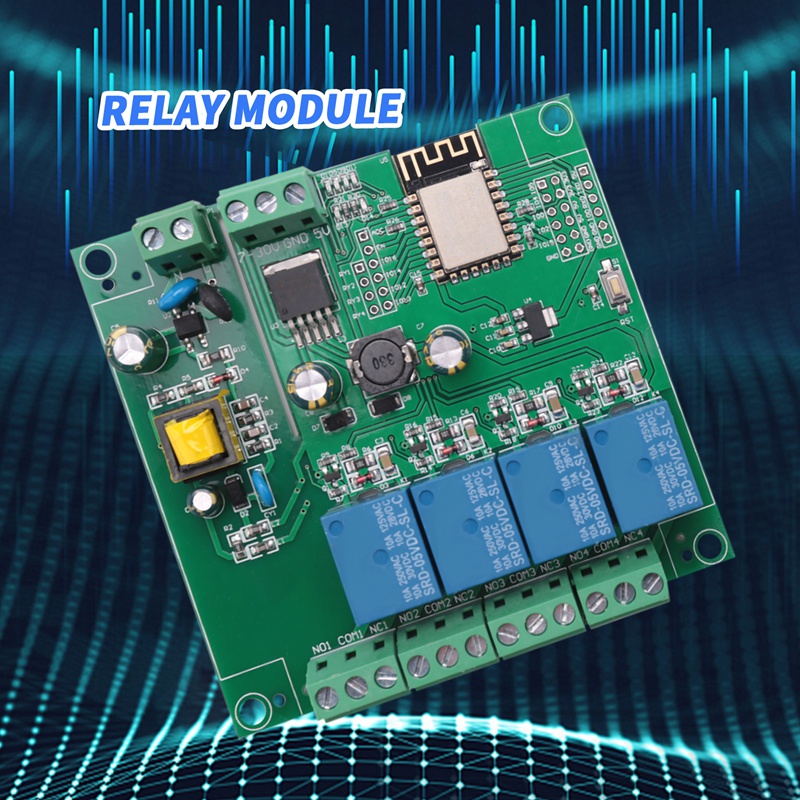 ESP8266 ワイヤレス WIFI 4 チャンネルリレーモ - Esp8266 のレビューと価格